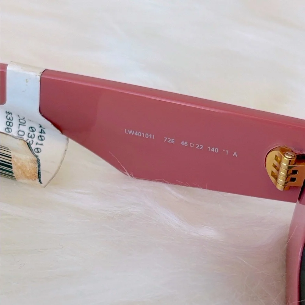 LOEWE Chunky Anagram‎ Rectangle Sunglasses